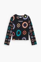 Mandala T-shirt - BLACK - 9/10