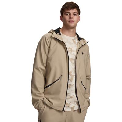 Under Armour Unstoppable Woven Jack Beige Zwart Under Armour Unstoppable Woven Jack Beige Zwart