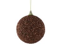 Kerstbal foam d8 cm espresso Decoris - Decoris Kerstbal foam d8 cm espresso Decoris - Decoris