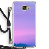 Sunset pastel: Samsung Galaxy A5 (2016) Transparant Hoesje met koord