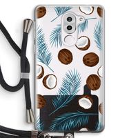 Kokosnoot roze: Honor 6X Transparant Hoesje met koord