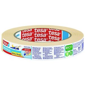 Tesa afplaktape/schilderstape 19 mm x 50 m