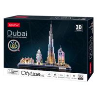 Cubic Fun 3d puzzel city line dubai met led verlichting Cubic Fun 3d puzzel city line dubai met led verlichting