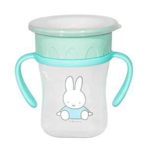 nijntje anti-lek beker 360° met handvat - 300ml (2 stuks) Mintgroen