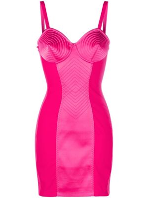Jean Paul Gaultier Mini-jurk met print - Roze