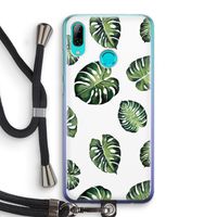 Tropische bladeren: Huawei P Smart (2019) Transparant Hoesje met koord
