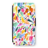 Watercolor Brushstrokes: iPhone 11 Pro Max Flip Hoesje
