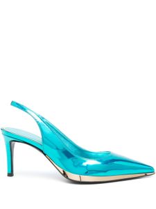 Giuseppe Zanotti escarpins Virgyn 70 mm en cuir - Bleu