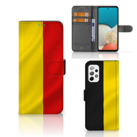 Samsung Galaxy A73 5G Bookstyle Case Belgische Vlag - thumbnail