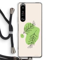 Beleaf in you: Sony Xperia 1 III Transparant Hoesje met koord