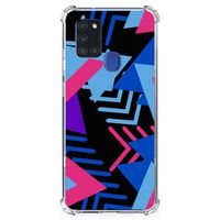 Samsung Galaxy A21s Shockproof Case Funky Triangle - thumbnail