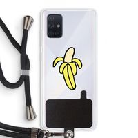 Banana: Samsung Galaxy A71 Transparant Hoesje met koord