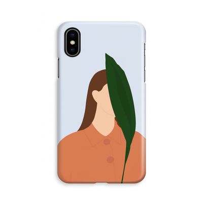 Leaf: iPhone Xs Volledig Geprint Hoesje