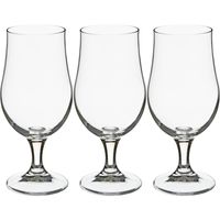 Set van 12x stuks bierglazen transparant 370 ml - 9 x 18 cm - thumbnail