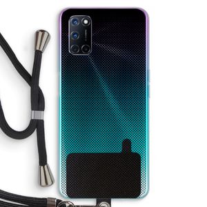 Musketon Halftone: Oppo A92 Transparant Hoesje met koord