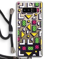 8-bit N°4: Samsung Galaxy Note 8 Transparant Hoesje met koord