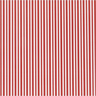 Creativ Company Inpakpapier, strepen, b: 50 cm, 80 gr, rood/wit, 100 m/ 1 rol