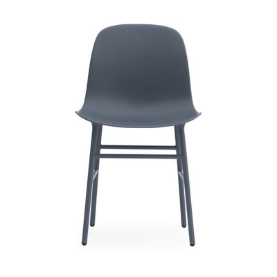 Normann Copenhagen Form eetkamerstoel Blue vierpoot staal