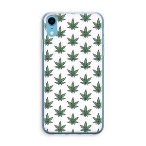 Weed: iPhone XR Transparant Hoesje