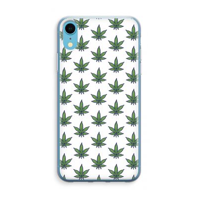Weed: iPhone XR Transparant Hoesje