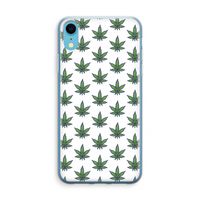 Weed: iPhone XR Transparant Hoesje
