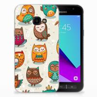 Samsung Galaxy Xcover 4 | Xcover 4s | TPU Hoesje | Vrolijke Uilen Samsung Galaxy Xcover 4 | Xcover 4s | TPU Hoesje | Vrolijke Uilen