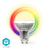SmartLife Multicolour Lamp | Wi-Fi | GU10 | 345 lm | 4.9 W | RGB + Instelbaar Wit | Android / IOS | PAR16