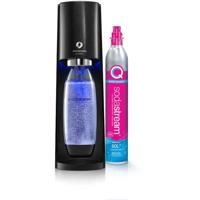 Soda- en bruiswaterapparaat - SODASTREAM - E-TERRA - 1 vaatwasserbestendige fles - 1 x 60L gasvulling - Zwart