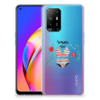 OPPO A94 5G | Reno5 Z Telefoonhoesje met Naam Boho Summer OPPO A94 5G | Reno5 Z Telefoonhoesje met Naam Boho Summer