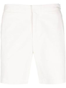 Orlebar Brown short chino Bulldog à taille mi-haute - Blanc