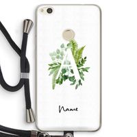Green Brush: Huawei Ascend P8 Lite (2017) Transparant Hoesje met koord