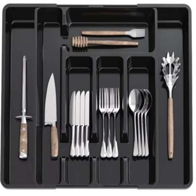 Ruhhy besteklade - kunststof - 37 x 45 x 5 cm - organizer - bestekbak - keuken