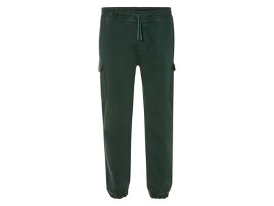 LIVERGY Heren cargo joggingbroek - Plus size (XXl, Groen)