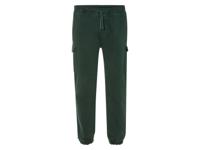 LIVERGY Heren cargo joggingbroek - Plus size (Groen, 4XL)