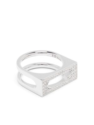 Tom Wood bague Cage Single - Argent