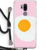 Sunny side up: LG G7 Thinq Transparant Hoesje met koord