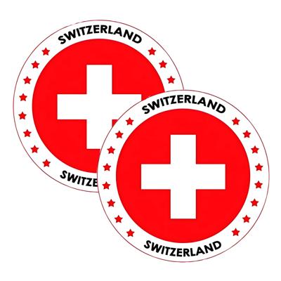 Bierviltjes Zwitserland - 75x stuks - landenthema - versiering - onderzetter