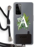 Green Brush: OnePlus 9 Pro Transparant Hoesje met koord