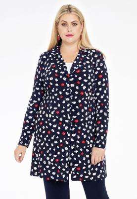 Yoek Blazer MILOU | Blauw | Maat 54/56