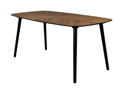 Dutchbone Eettafel 'Clover' Notenhout, 165 x 90cm
