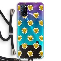 Leeuwenkoppen: Oppo A72 Transparant Hoesje met koord