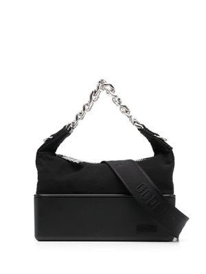 GCDS mini sac à main Matilda en cuir - Noir