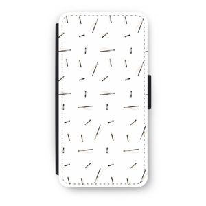 Hipster stripes: iPhone 7 Plus Flip Hoesje