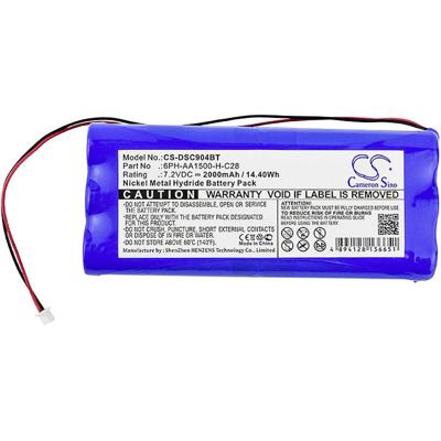 CS Cameron Sino Accu voor beveiliging Vervangt originele accu 6PH-AA1500-H-C28 Direct, DSC 7.2 V 2000 mAh