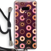 Donuts: HTC U12+ Transparant Hoesje met koord