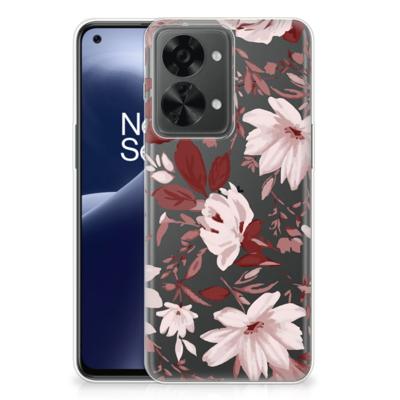 Smartphone hoesje OnePlus Nord 2T Watercolor Flowers