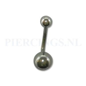 Navelpiercing met knik XL