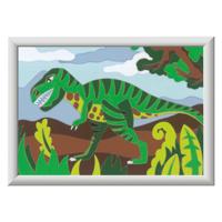 Ravensburger Creart schilderen op nummer - dwalende dinosaurus