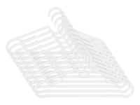 LIVARNO home 10 kleerhangers (Wit)