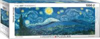 Starry Night - Vincent van Gogh Panorama Puzzel 1000 Stukjes